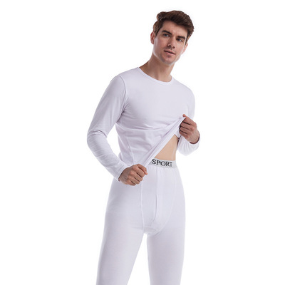 Wholesale 2021 Amazon New Long Johns For Men Thermal Underwear Suit Sweater Cotton Mens Long Johns