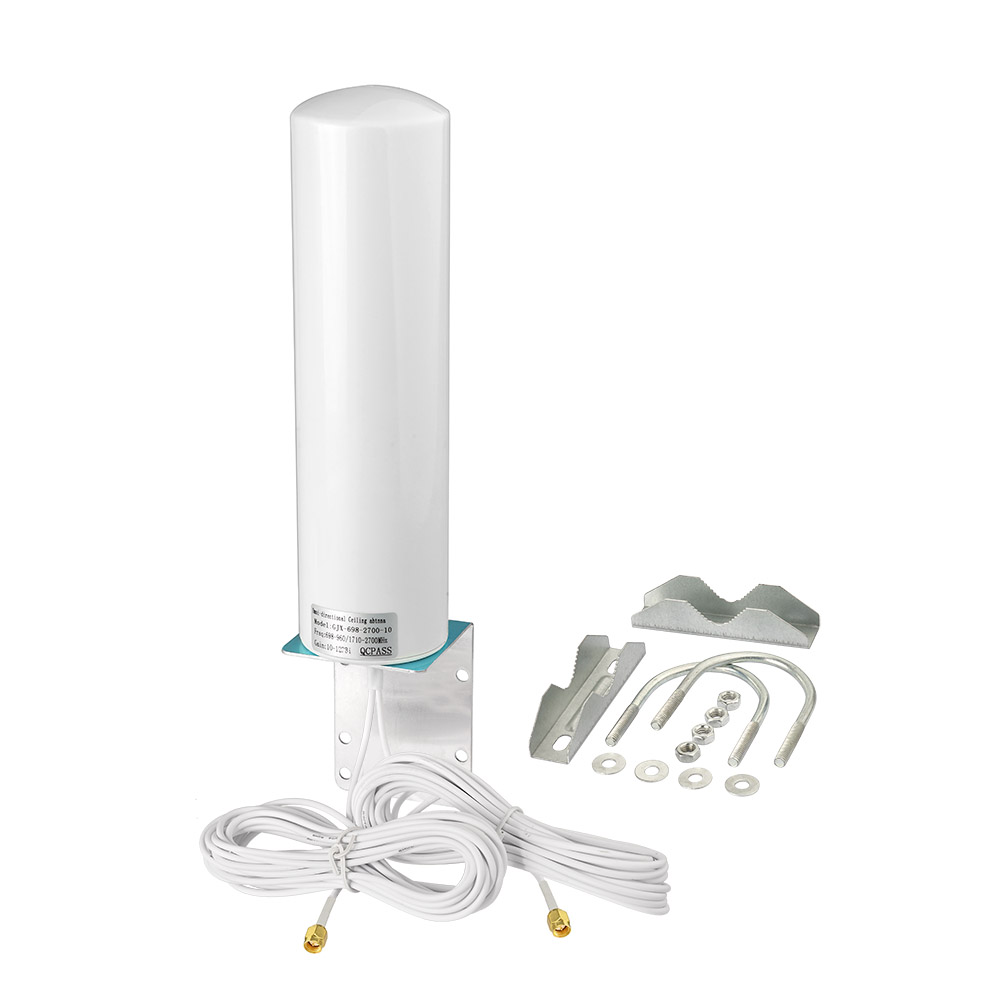 4G LTE Outdoor Antenna 698-2700MHz 12DBi Omni External Barrel Antenna Daul SMA for Verizon AT&T Sprint 4G LTE Router