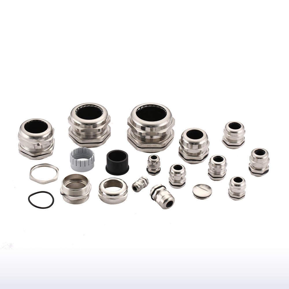 WZUMER IP68 Protection M Metal Type Explosion Proof Nickel Plated Brass Cable Gland