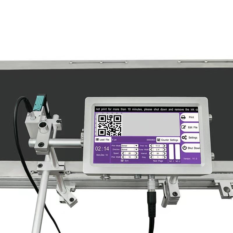 Mask packaging Coding machine mask inkjet printer printing non-woven mask logo