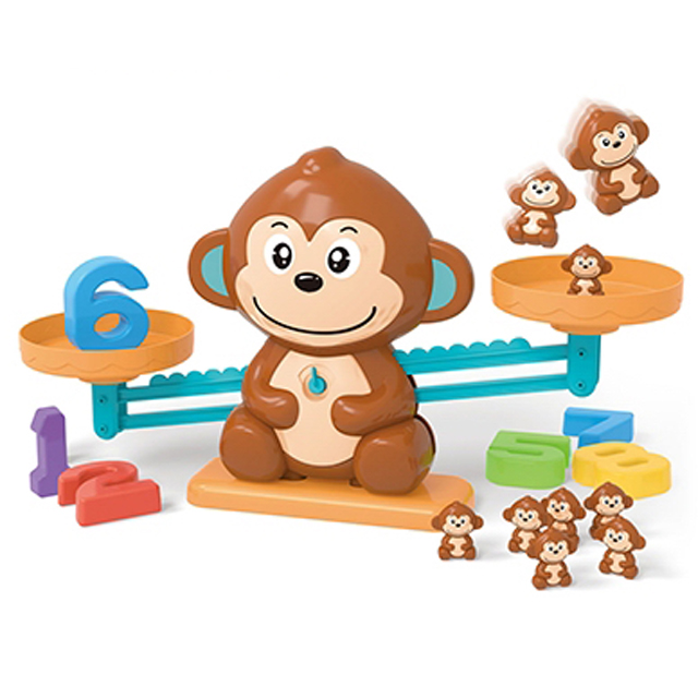 2021 New Funny Monkey balance math game early childhood math count children's math toys Preschool Educational Toys