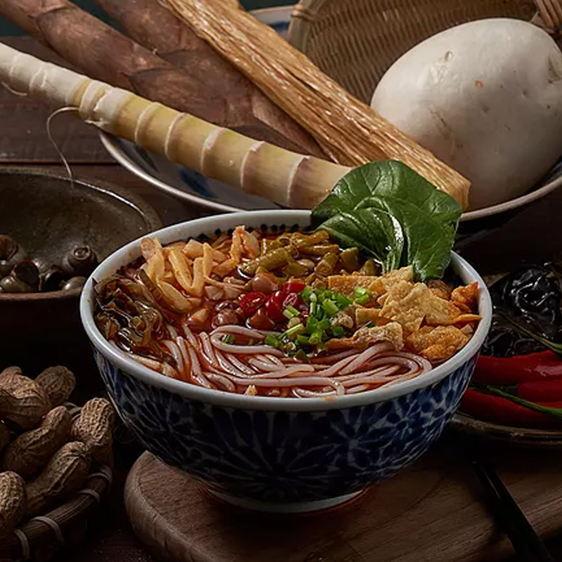 Китайская еда речной улитки рисовая лапша пряный вкус Luosifen 350 г/пакет лапша, быстрорастворимая