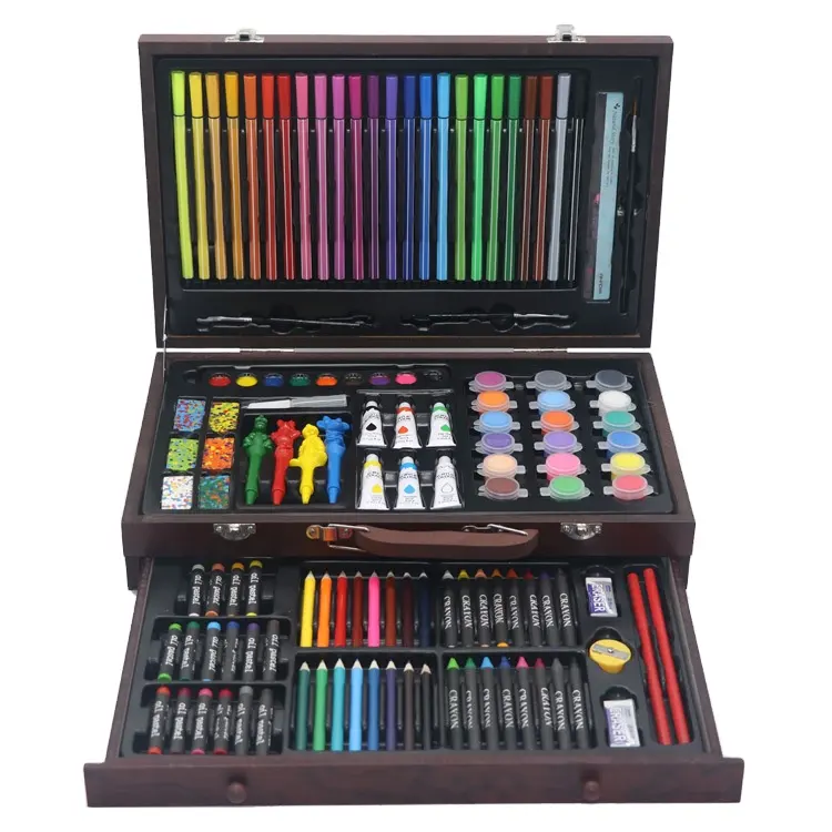 Hotsale Kids Art Set Children Drawing Set Water Color Pen Crayon Oil Pastel Painting Drawing Tool Art supplies stationery set