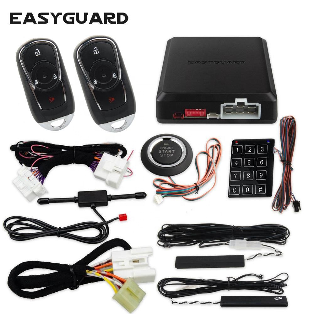 Смарт-ключ EASYGUARD CAN BUS pke kit keyles go system дистанционный запуск автосигнализации plug and play kit подходит для автомобилей Buick и Chevy