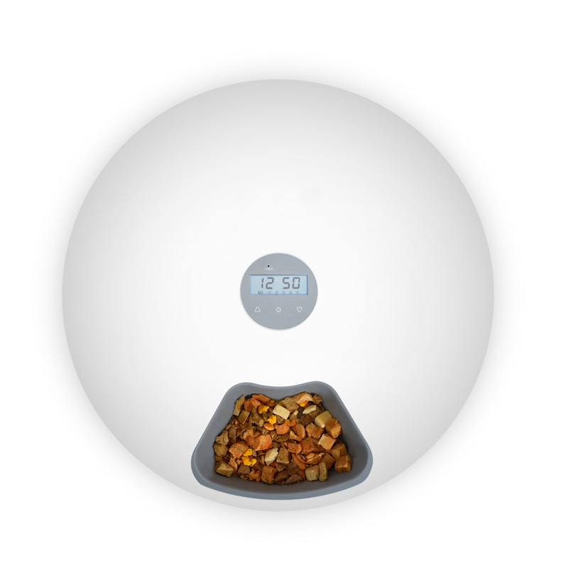 POP DUCK 6 meals trays timing automatic dry wet separate dog bowl slow feeder