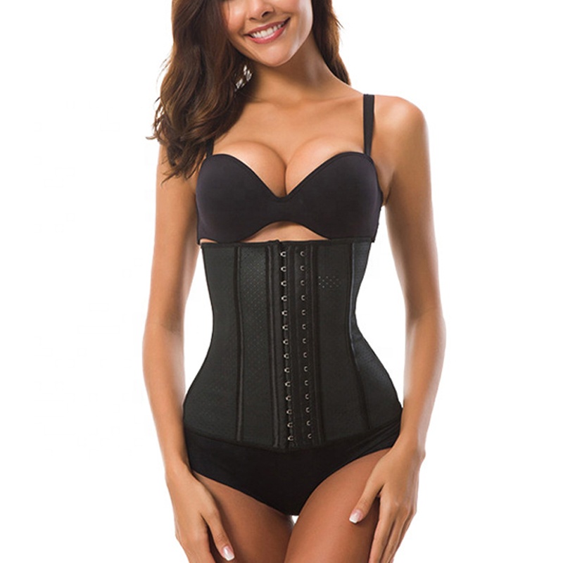 Популярный женский дышащий корсет для похудения Cincher Body Shaper песочные часы пояс плюс размер 9 стальной кости Латекс Талии Тренажер