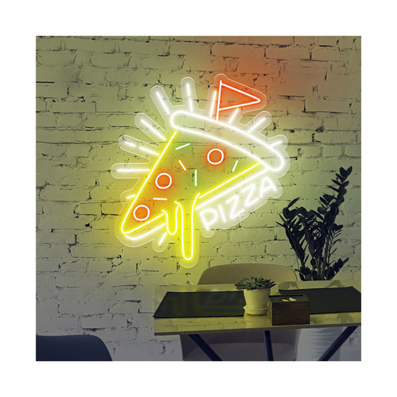 2021 Hot sale Wall mounted led neon flex sign for shop advertising led neon sign coffee pizza custom