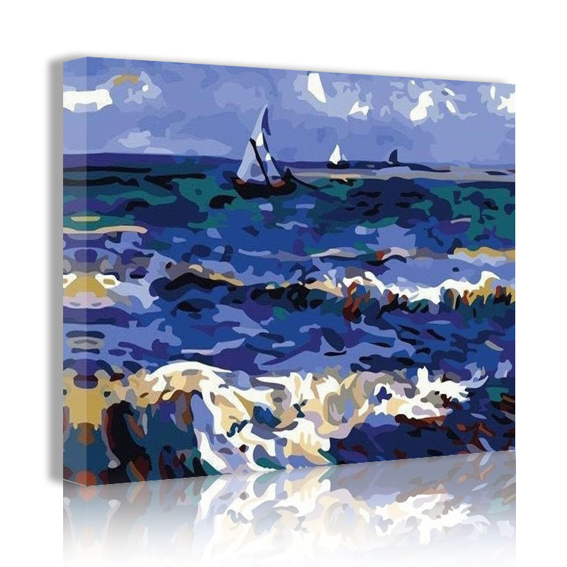 Dropshipping painting by numbers colorful For Adults And Kids Diy Wall Paintings Canvas Art Landscape Seascape Paintings