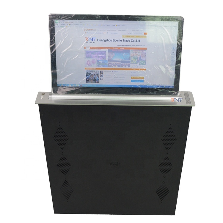 for conference system 15.6 inch ultra-thin motorized pop up lcd monitor lift