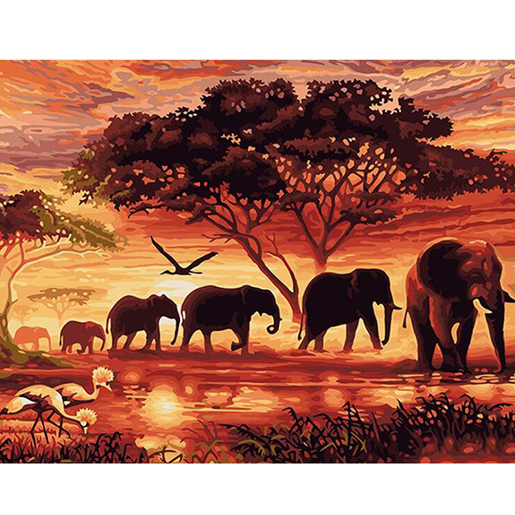 High quality on canvas handmade abstract aesthetic interesting Landscape House decoration oil painting pictures Drop Shipping