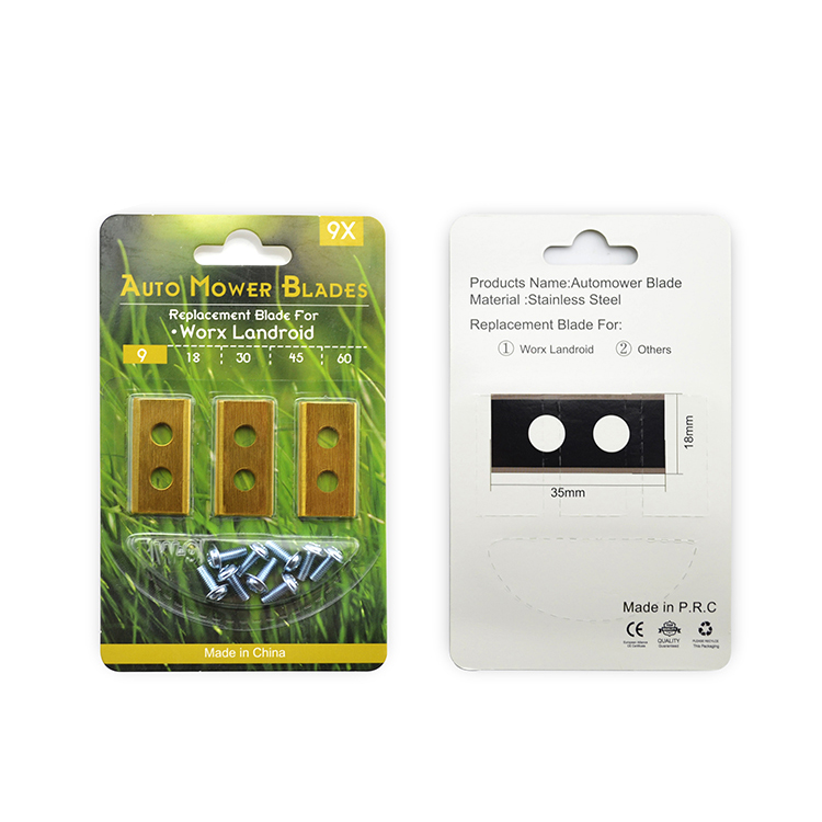 Hot Selling Robotic Auto Lawn Mower Blades for Worx Landroid Robot Lawn mower