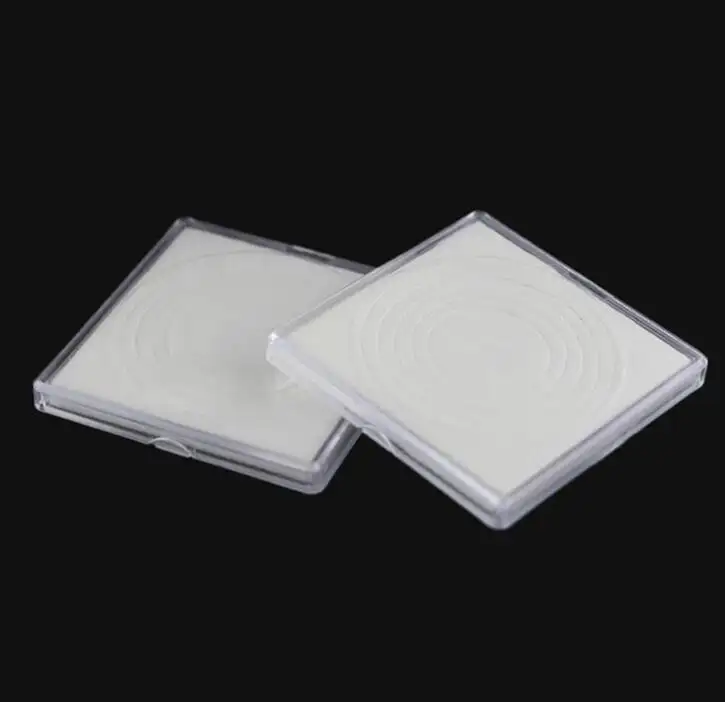 40mm Acrylic Clear Square Coin Case Coin Capsules Holder Organizer For Silver Eagle Coins Collectors