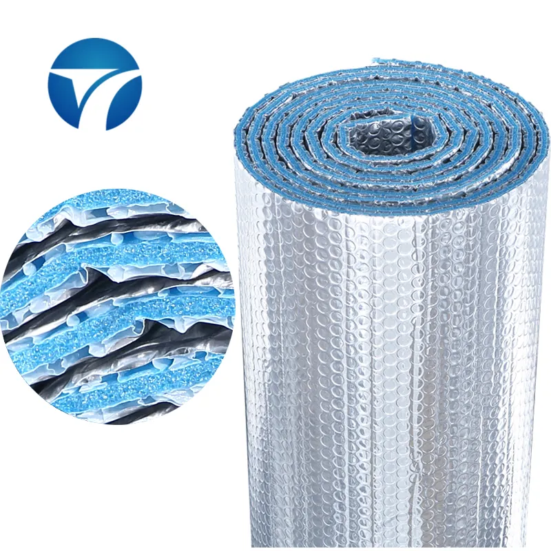 Reflective Aluminum Foil Backed EPE Foam PE BUBBLE Thermal Insulation Materials