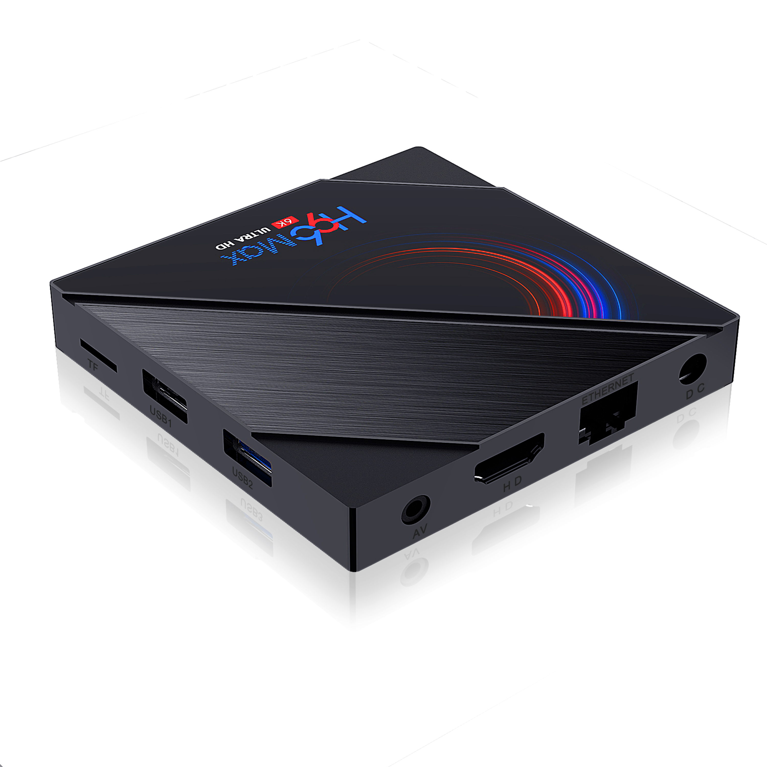 Игровой процессор Allwinner, 4 ядра, 6K, USB 3,0, Full HD, 4 Гб ОЗУ, Android 10,0, ТВ-приставка H96 Max