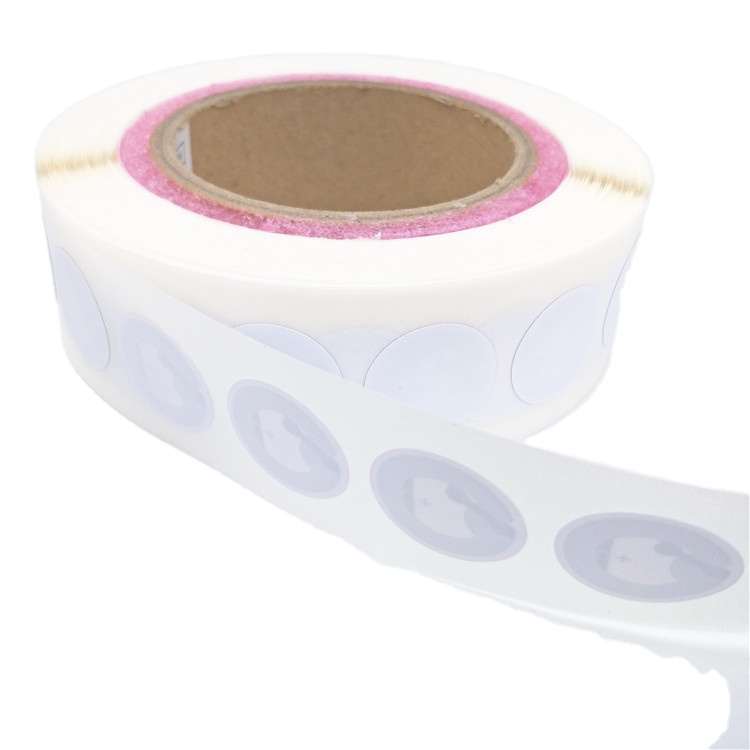 25mm Soft PVC Blank White NFC Chip Tag Roller