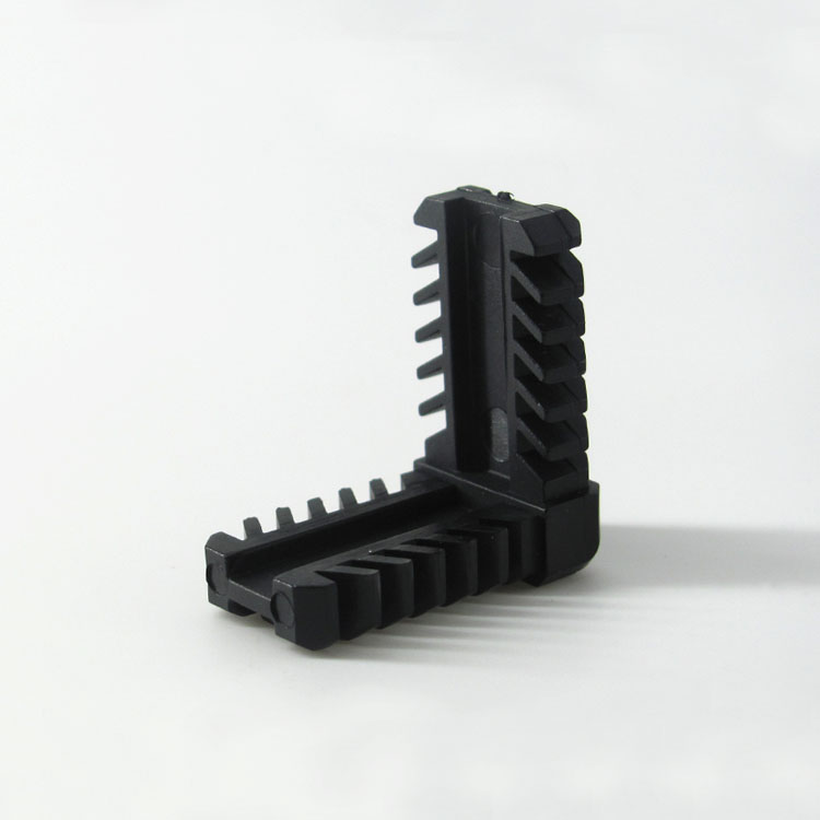 Magate Plastic Accessories Injection Parts Profile Corner code L joint for Blinds Shades Doors And Windows