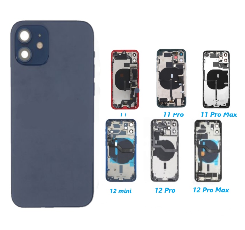 Оптовая продажа, задняя крышка батарейного отсека для Iphone x xs xr max, заднее стекло с гибкой сборкой для iphone 11 12 Pro Max