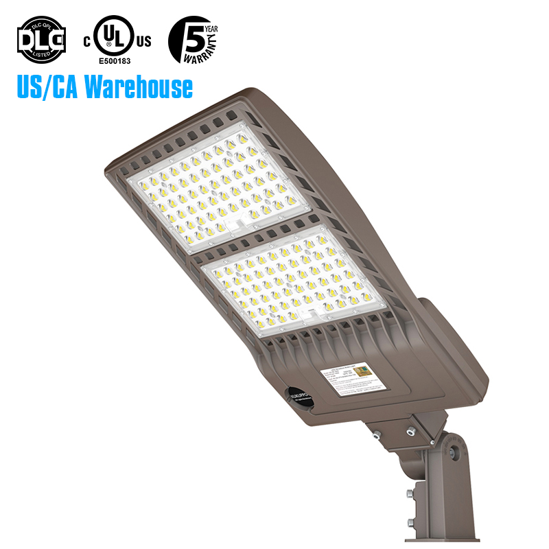 Amazon UL DLC 100W 150W 200W 300W IP65 наружный водонепроницаемый уличный фонарь для парковки