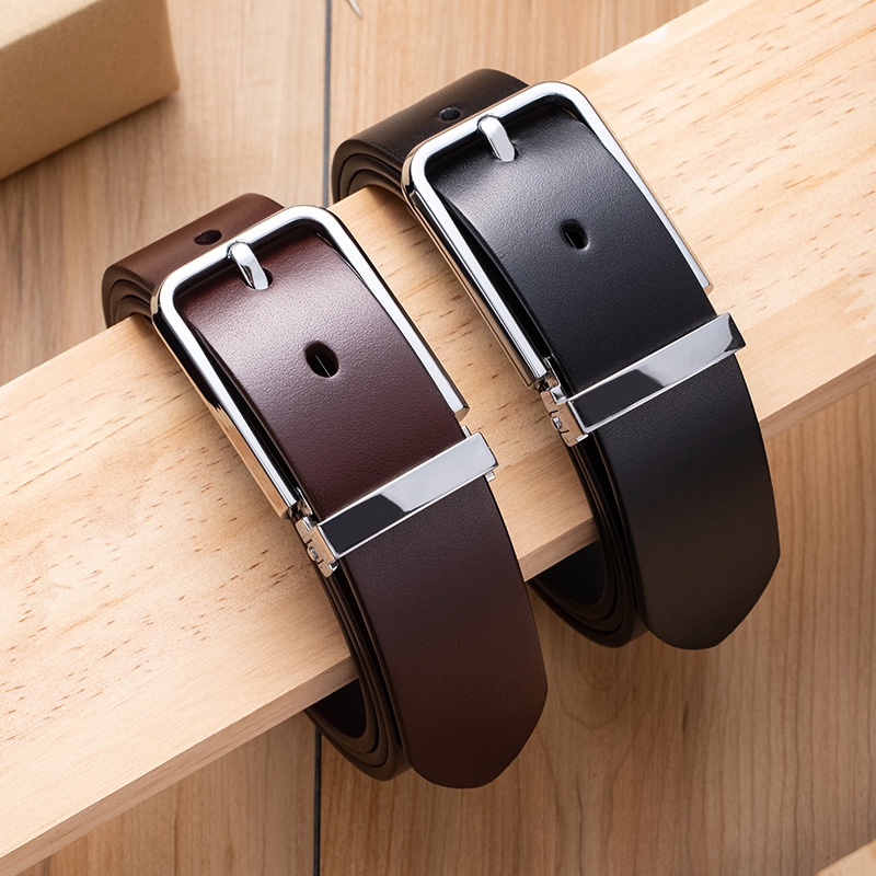 Fashion Belt Designer top layer full grain Genuine Leather Belt High Quality Dress Belt for Men pin buckle