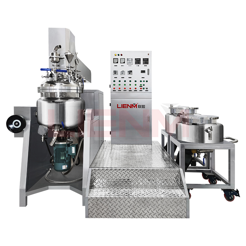 500L vacuum homogenizer mixer cosmetic making equipment lotion ointment making machine
