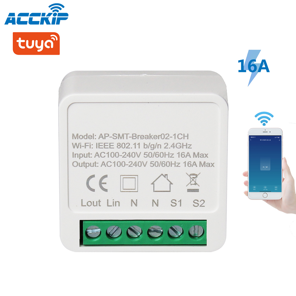 ANPU 16A Мини Смарт Wi-Fi для переключателя «сделай сам» поддерживает связь с 2-мя способ контроля, система автоматического управления "умный дом" Tuya Smart Wifi переключатель Оптовая продажа смарт-коммутатор