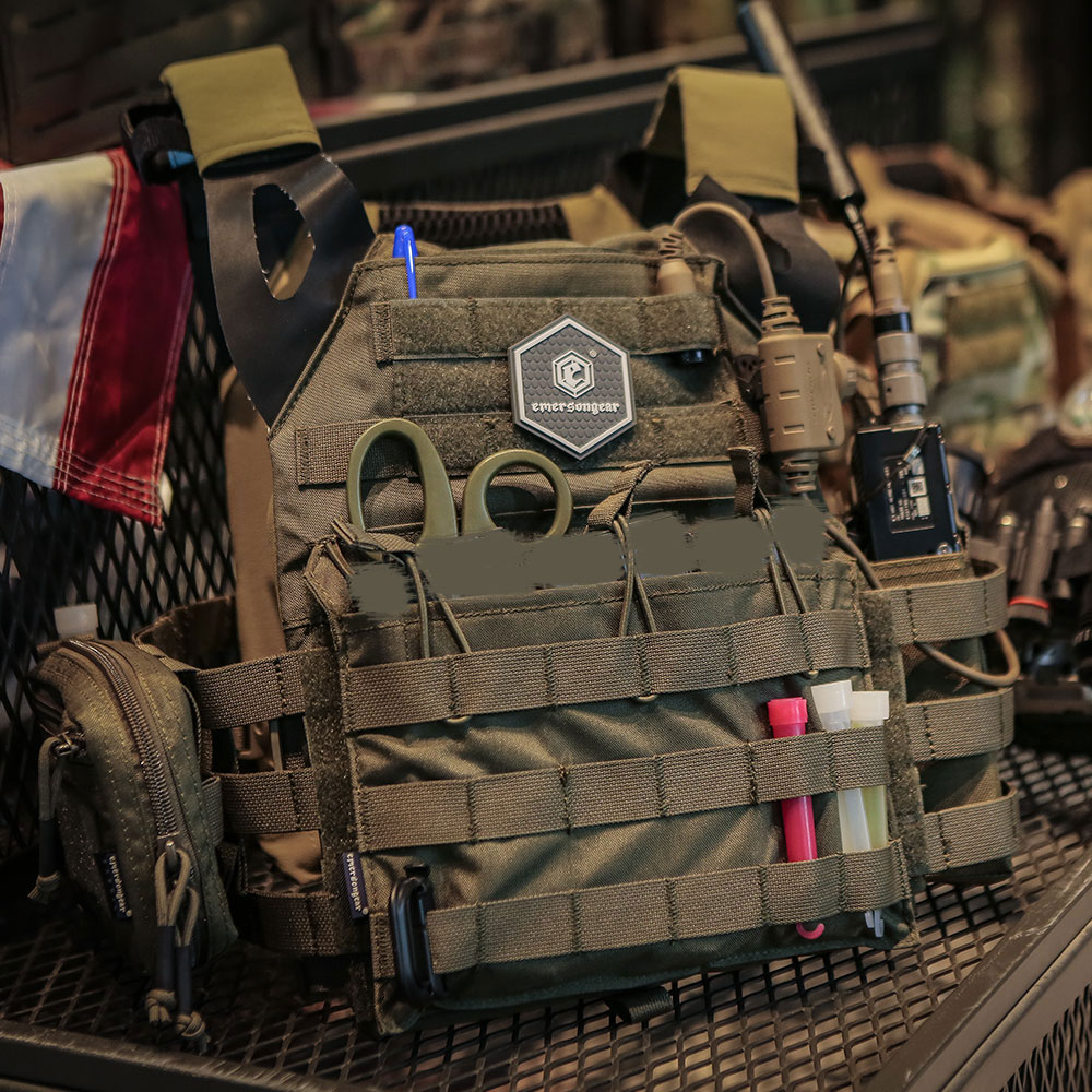 Emersongear JPC Cordura Chaleco Tactico Multicam Plate Carrier Gilet Tactique Molle Combat Tactical Vest