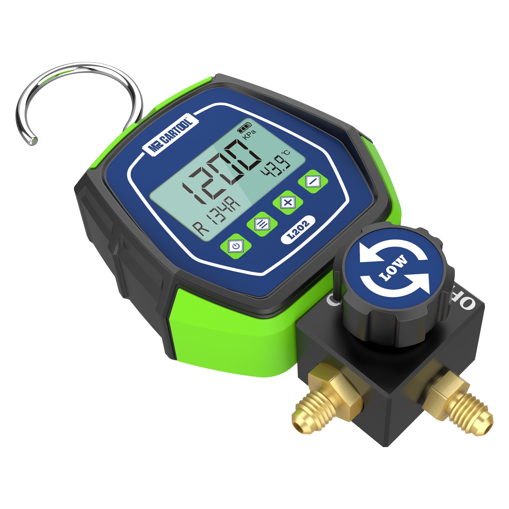 MRCARTOOL L202 тестер утечки хладагента для кондиционера, набор измерителей давления, тестер вакуумной температуры ОВКВ, цифровой измеритель коллектора