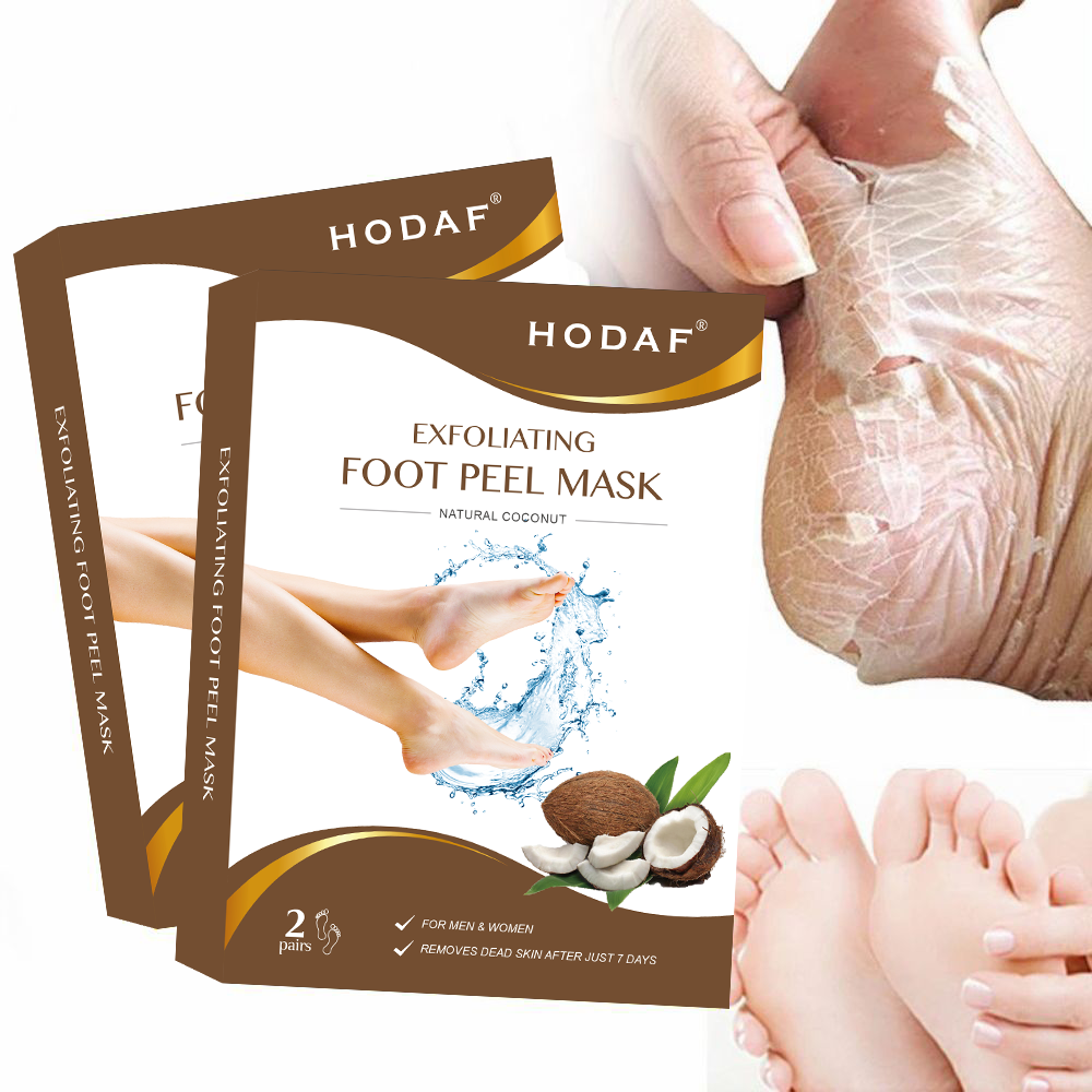 EFERO Lavender/Aloe Feet Exfoliating Foot Mask Skin Peeling Dead Skin Feet Mask for Legs Sosu Socks for Pedicure
