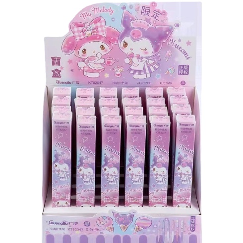 Новая ручка Sanrio для слепых коробок ОГРАНИЧЕННАЯ МОДЕЛЬ Kulomi, нейтральная ручка высокого внешнего вида, быстросохнущая ветровая