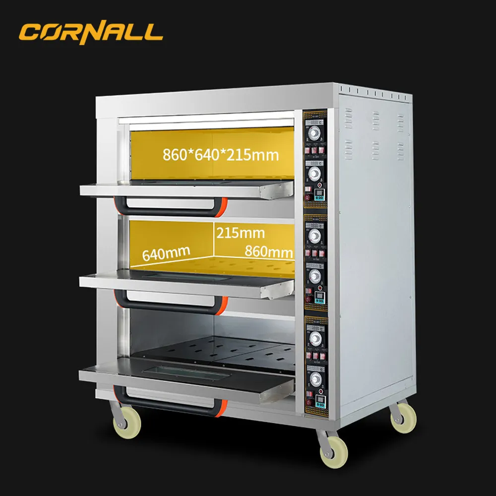 Hot Sale 2kw Heavy Duty Commercial Pizza Ovens for Kitchen equipment