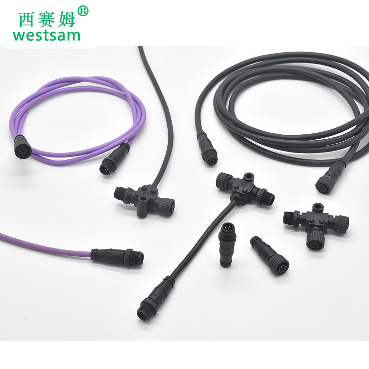 NMEA 2000 M12 IP68 водонепроницаемый кабель с внутренней резьбой и круглым коннектором