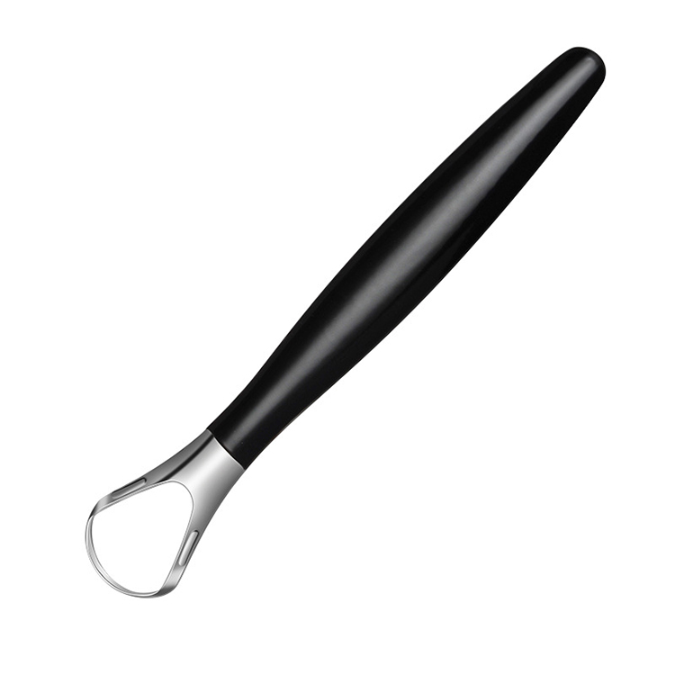 High quality Stainless steel tongue scraper medical oral care cleaner