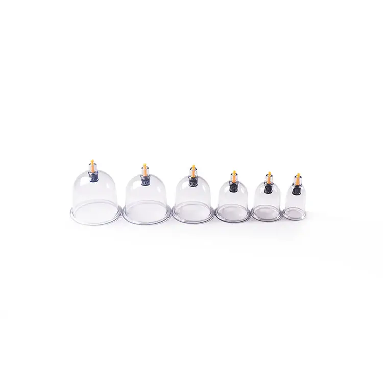Plastic Facial Silicone Cupping Set Vacuum Cupping Cups