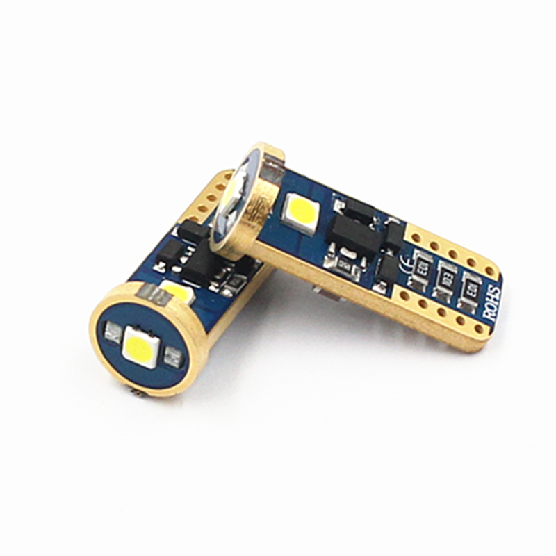 Canbus T10 W5W светодиодные фонари 3030 3SMD 194 168 внутренняя лампа для чтения номерного знака Лампа багажника 6000k белый DC 12V