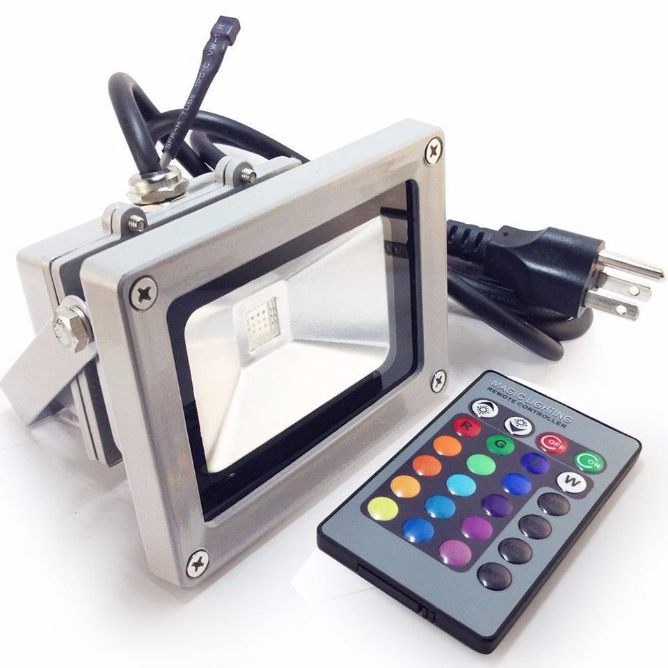 Водонепроницаемый изменения цвета RGB LED прожектор 10 Вт ce rohs
