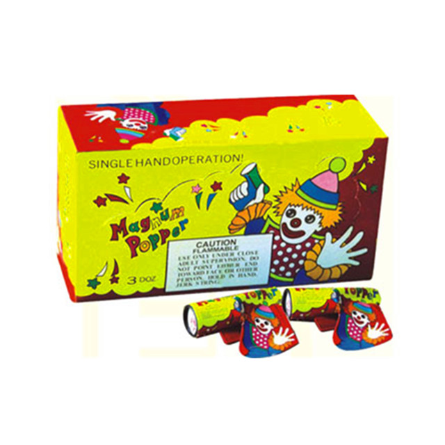 high quality K2269A Christmas toys fireworks mini party magnum Pistol Popper