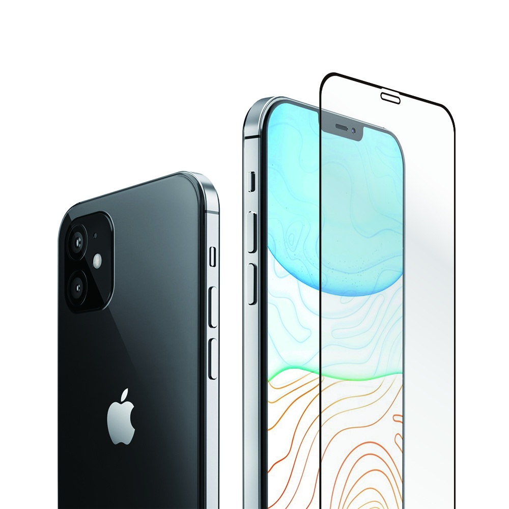 Для 2020 нового iPhone 12 iPhone 12 pro max полное покрытие Закаленное стекло Защитная пленка для экрана с закругленными краями и заводская поставка