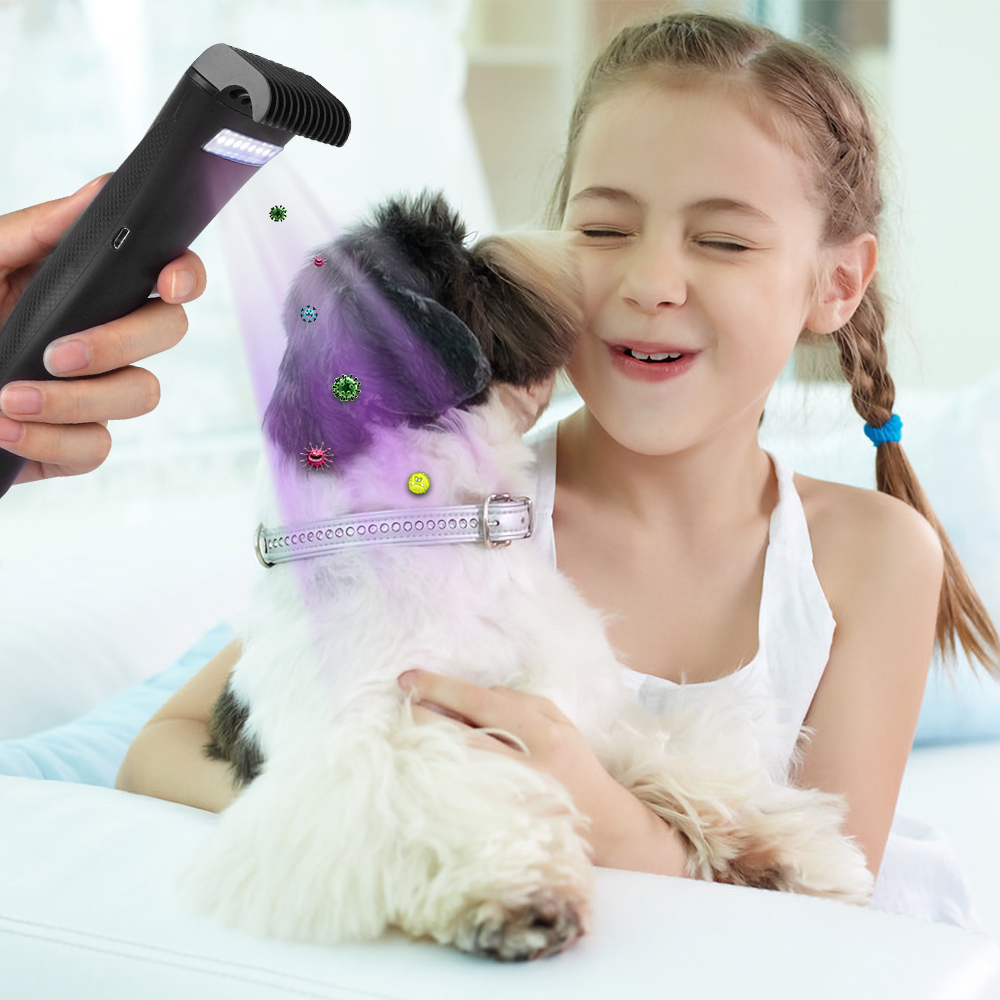 Uv Eliminated Dog Hair comb sterilizer electric comb Fur Vacuum Shed Pal Grooming Comb Electric Pet Brush