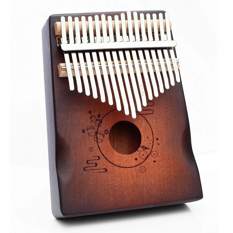 Пианино Kalimba деревянное с 17 клавишами, музыкальные инструменты высокого качества, защита рук, подарок для детей, взрослых, новичков