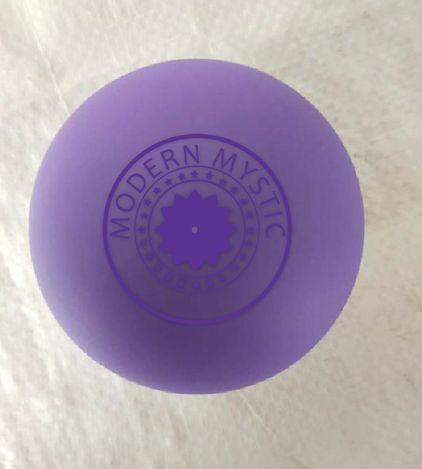 Clents High Quality Official Standard Custom Laser Engrave Logo Natural Rubber Lacrosse Balls for massage body with Offices