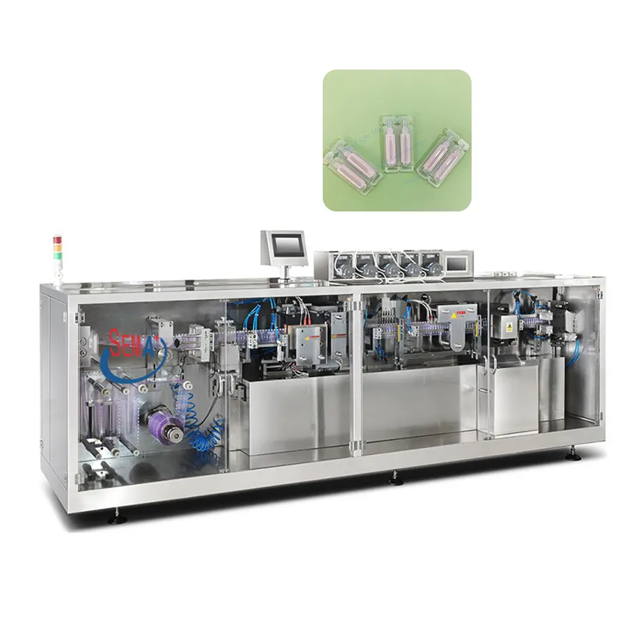 BFS plastic ampoule pharma liquid filling machine