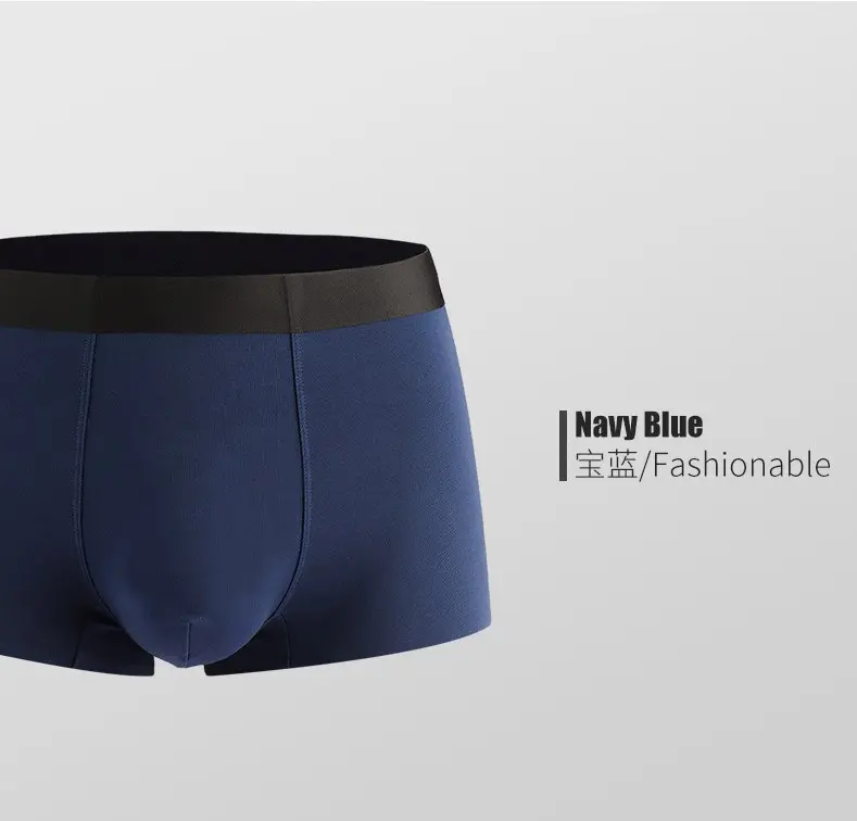 Custom high quality mens seamless panties shorts underwear, oem logo printing pima cotton underwear men's brief&boxer for men