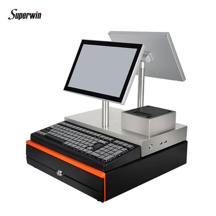 Pos программируемая клавиатура кассовый аппарат все в одном windows pos ручные новые кассовые аппараты pos система с принтером