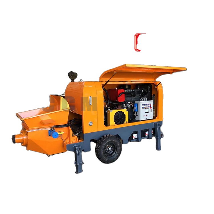 High Quality Concrete Pump With Free Iron Pipe and Hose concrete pump machine small Concrete Placing boom