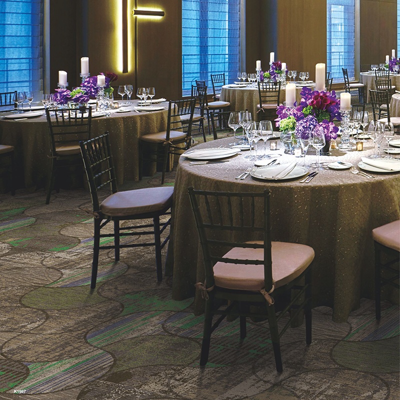 Haima carpet wall to wall anti-slip soft carpet for commercial reception room