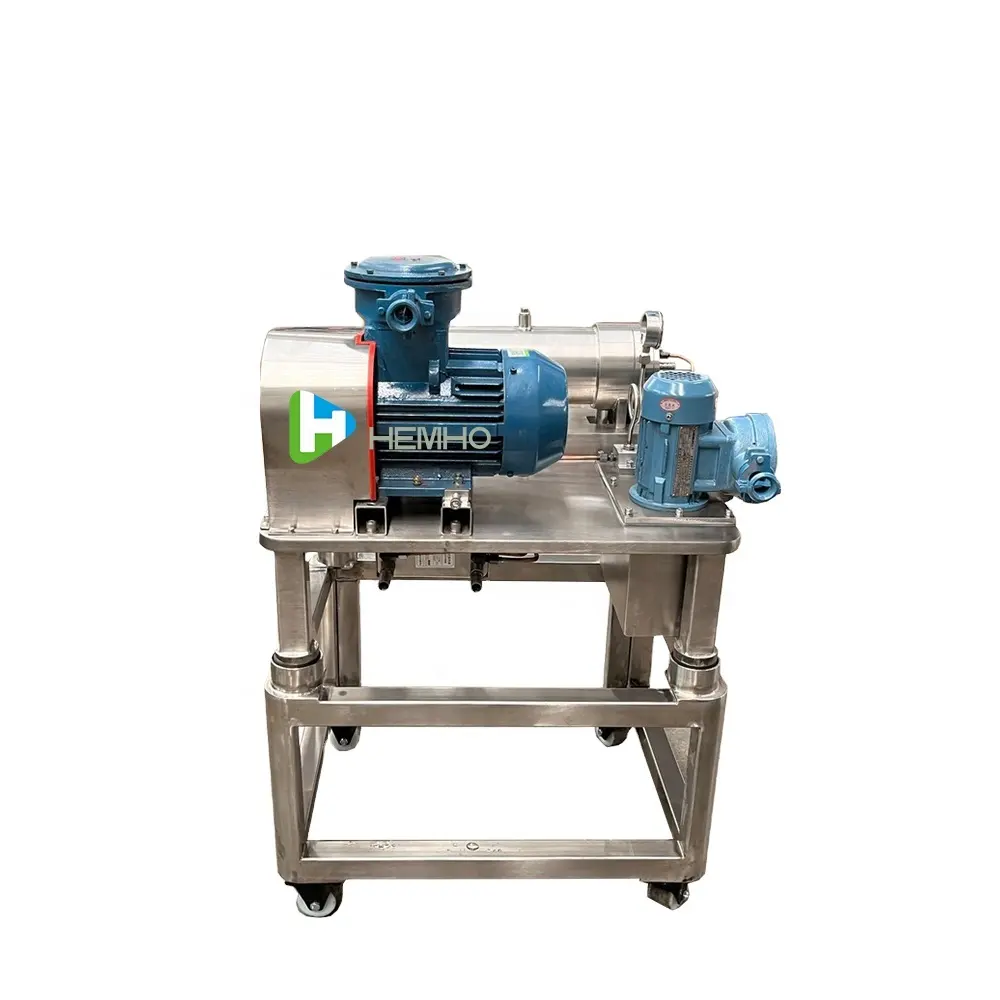 High Speed Small Mini Two Phase Solid Liquid Separator Decanter Centrifuge Machine
