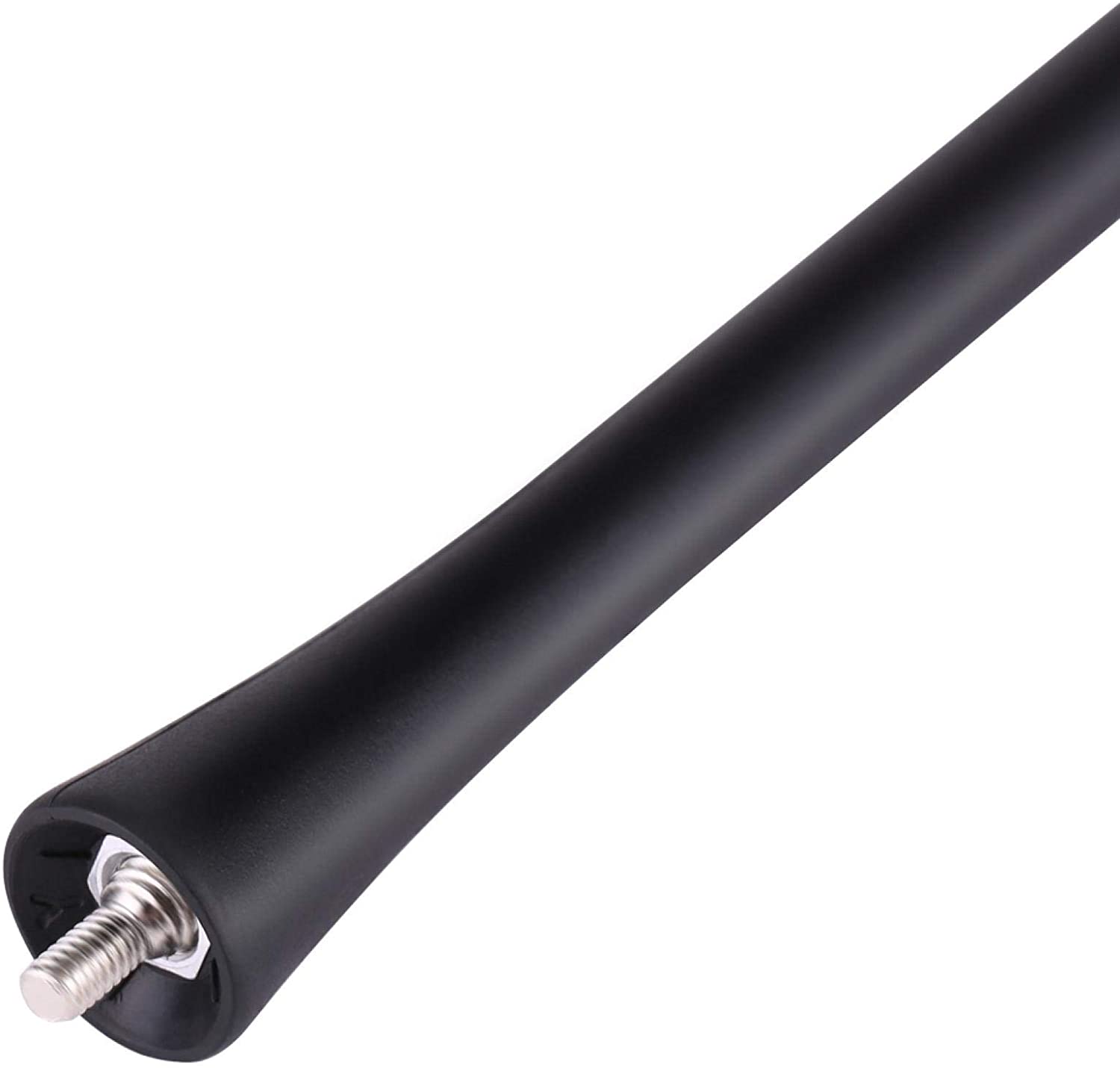 Car Antenna Auto Short Stubby Antenna AM/FM Radio Aerial Mast Carbon Fiber Aluminum With Screws Type Universal Car Accessories