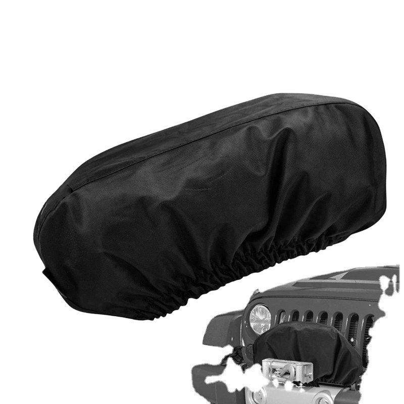 Waterproof CAR Winch Cover DustProof Soft Winch Protection Cover for Electric vehicle Winches