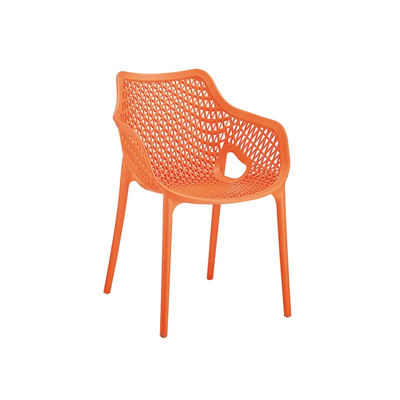 Suppliers Chairs Hollow Breathable Ergonomic Retro Restaurant Hotel French Stackable Garden Good Price Chair Plastic Dining Chair