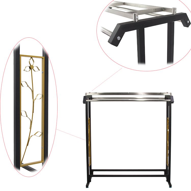Metal Garment Display Rack Clothes Shelving a Grade Superior Quality Apparel Clothes Hanger Rack Stand